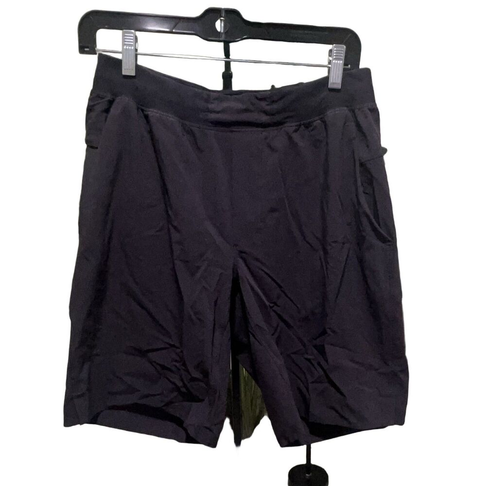 Lululemon T.H.E. Short 9" Linerless Women's Size M Black Athletic Gym Running